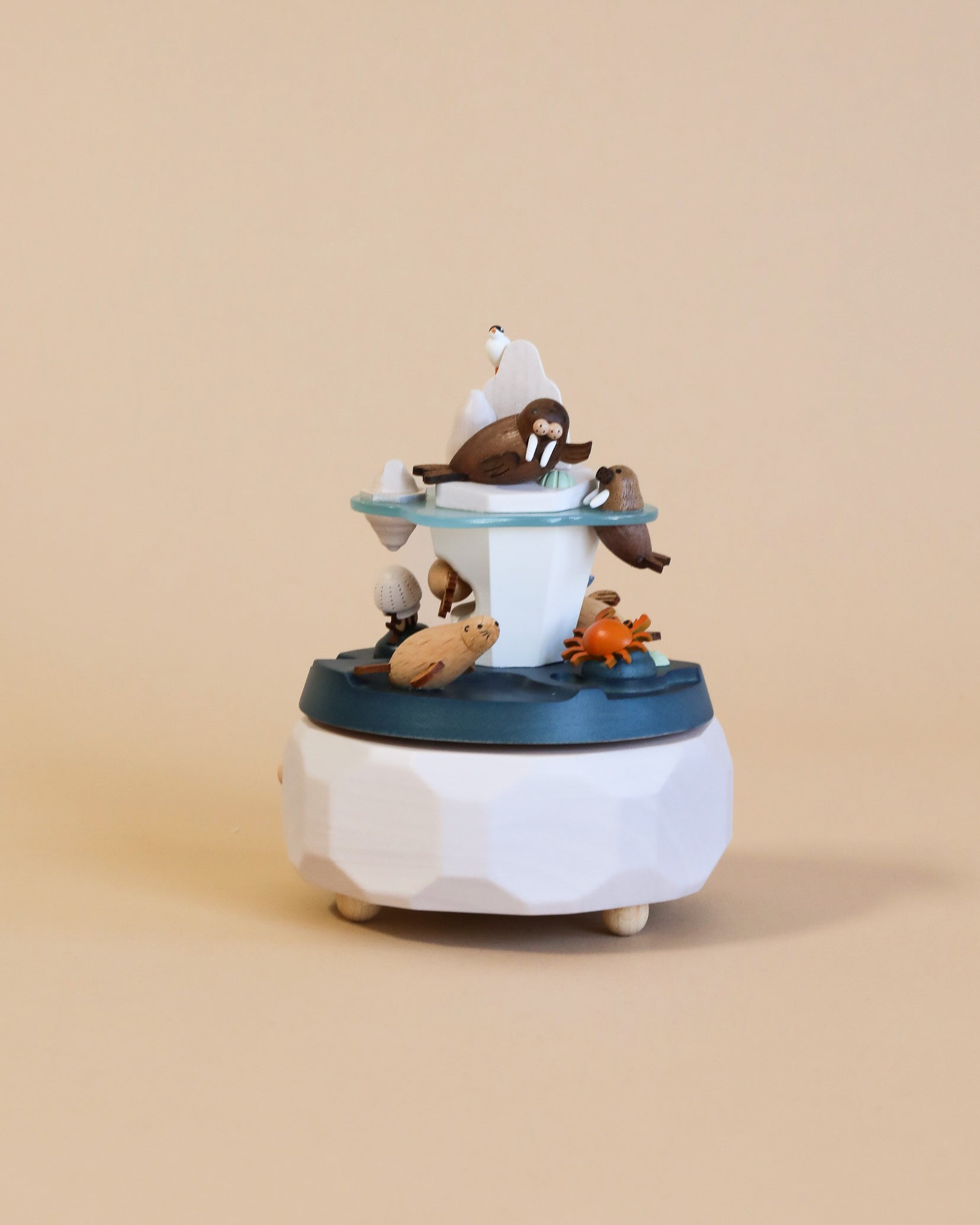 Wooden Arctic Music Box