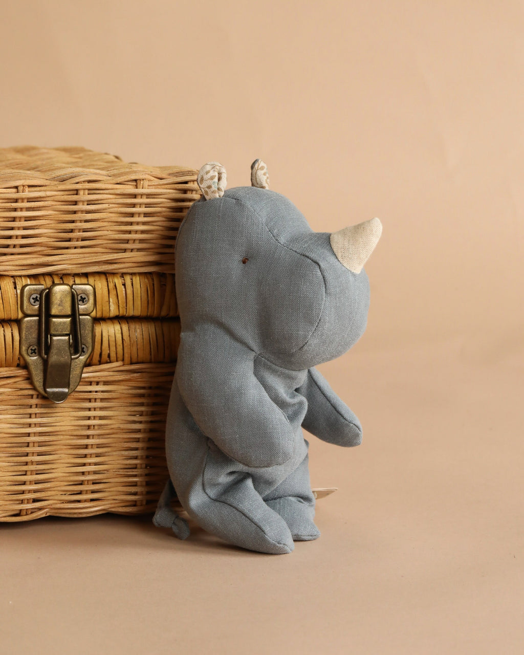 Maileg Rhino, Small - Dusty Blue
