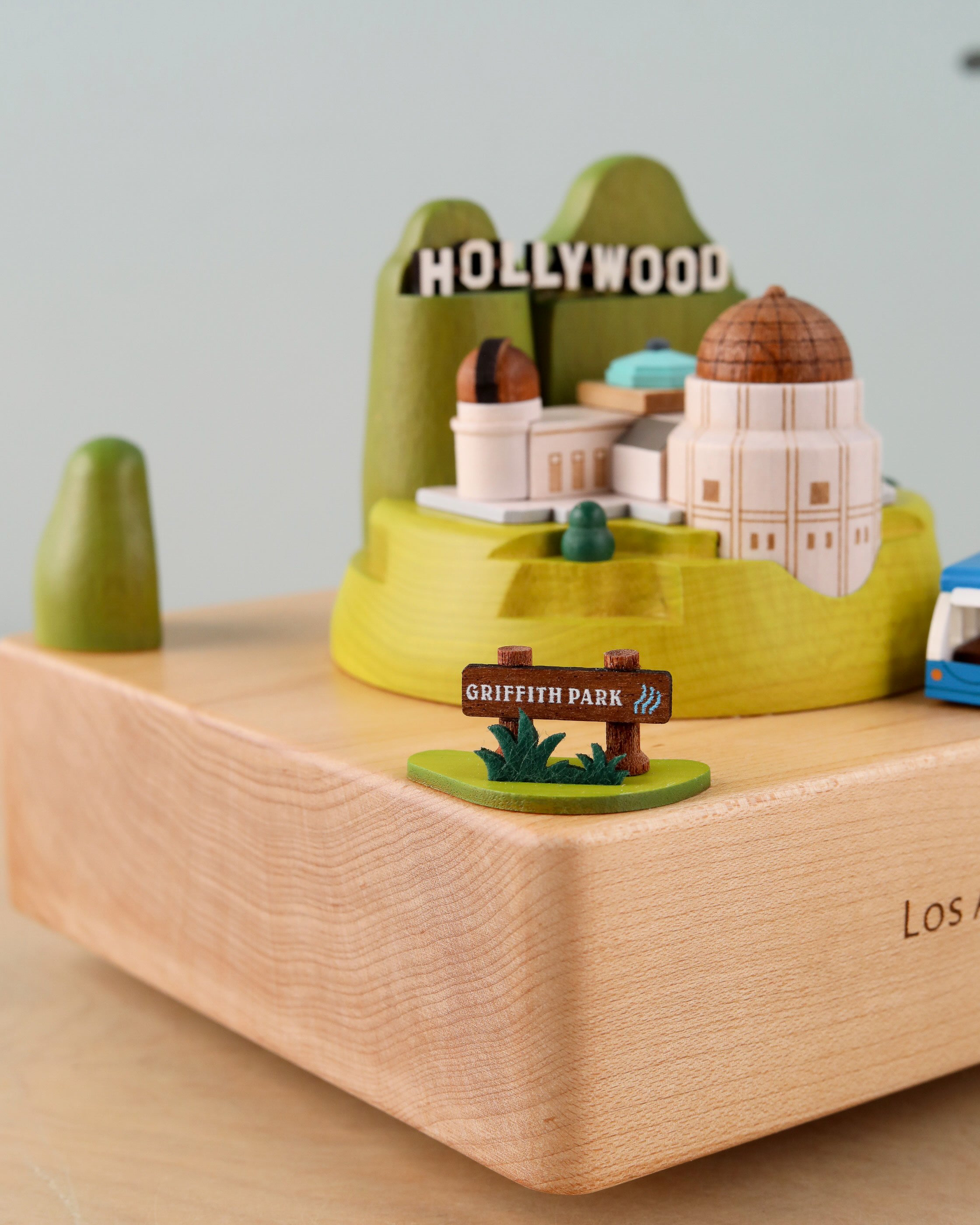 Los Angeles Wooden Music Box