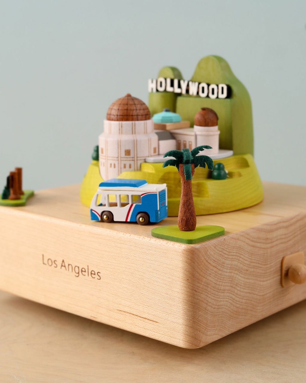 Los Angeles Wooden Music Box