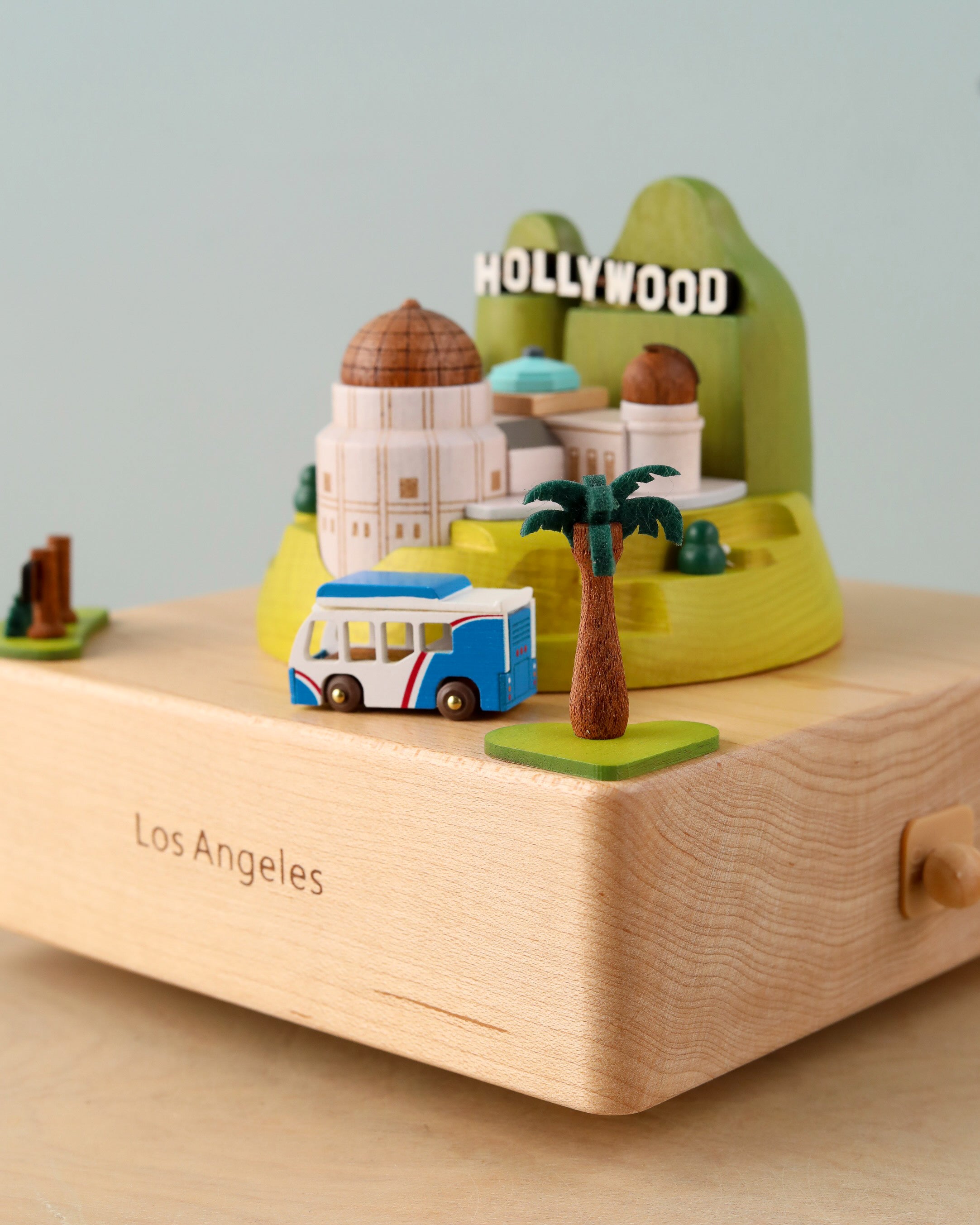 Los Angeles Wooden Music Box