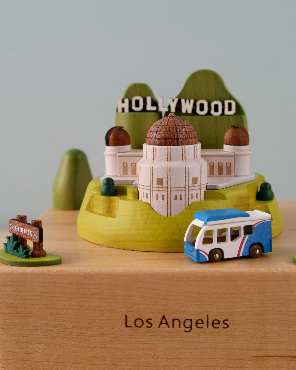 Los Angeles Wooden Music Box