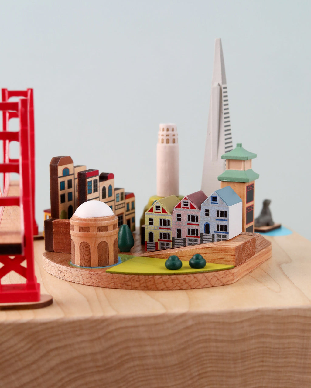 San Francisco Wooden Music Box