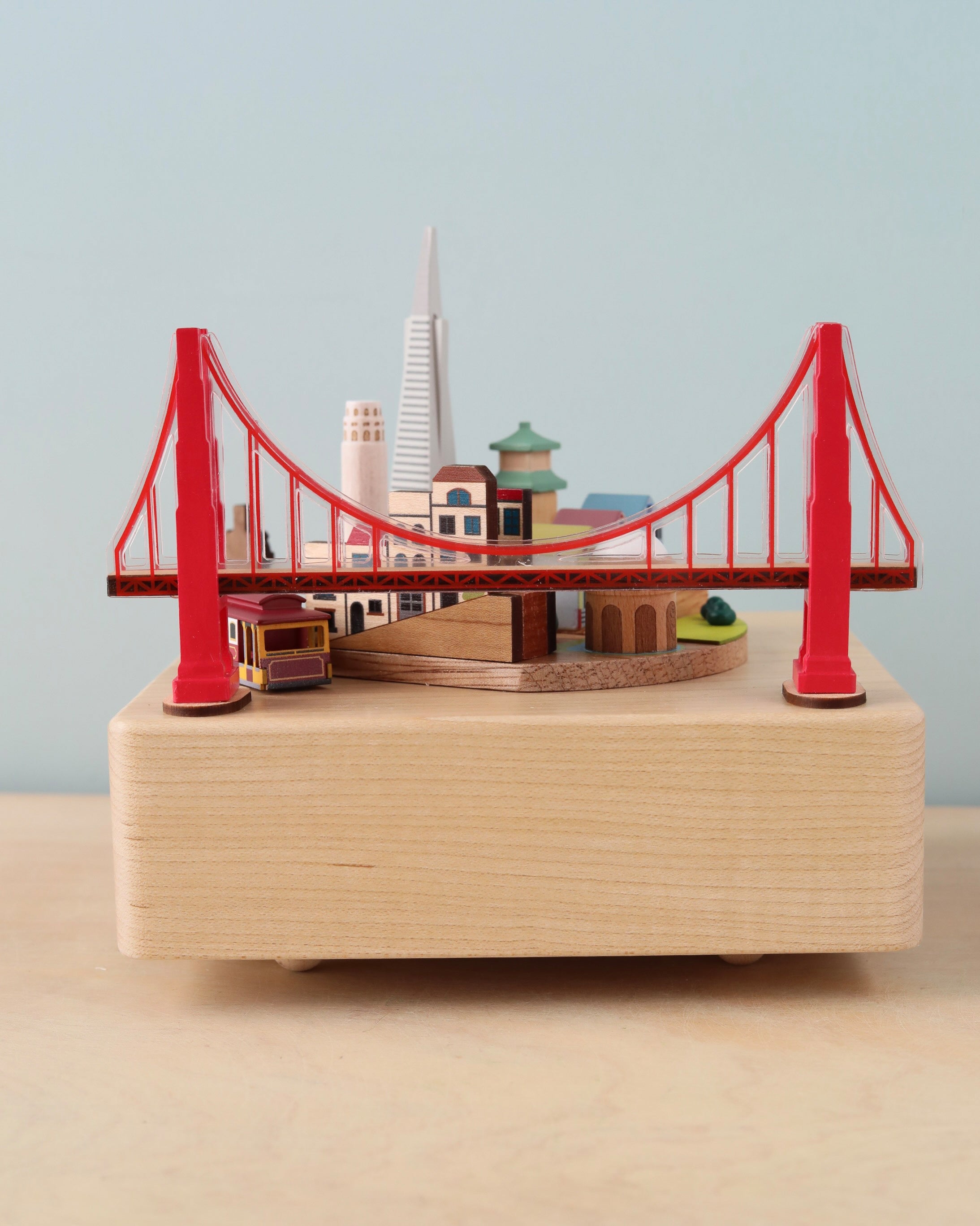 San Francisco Wooden Music Box