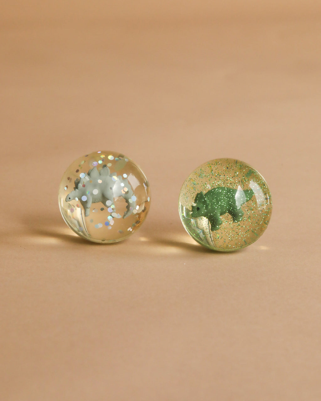 Konges Sloejd Glitter Bouncing Ball Set - Dinosaurs