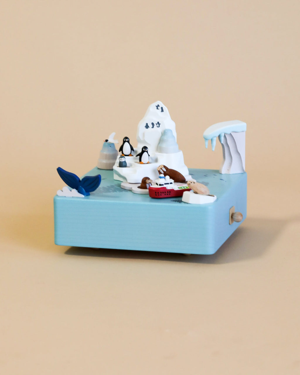 Wooden Antarctica Music Box