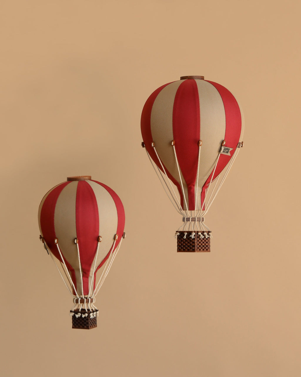 Hot Air Balloon - Burgundy