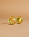 Konges Sloejd Glitter Bouncing Ball Set - Lemon & Tiger