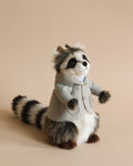Papa Raccoon With Jacket Stuffed Animal