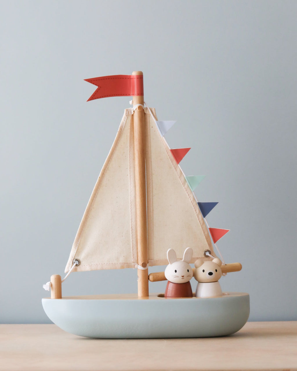 Wooden Sail Boat