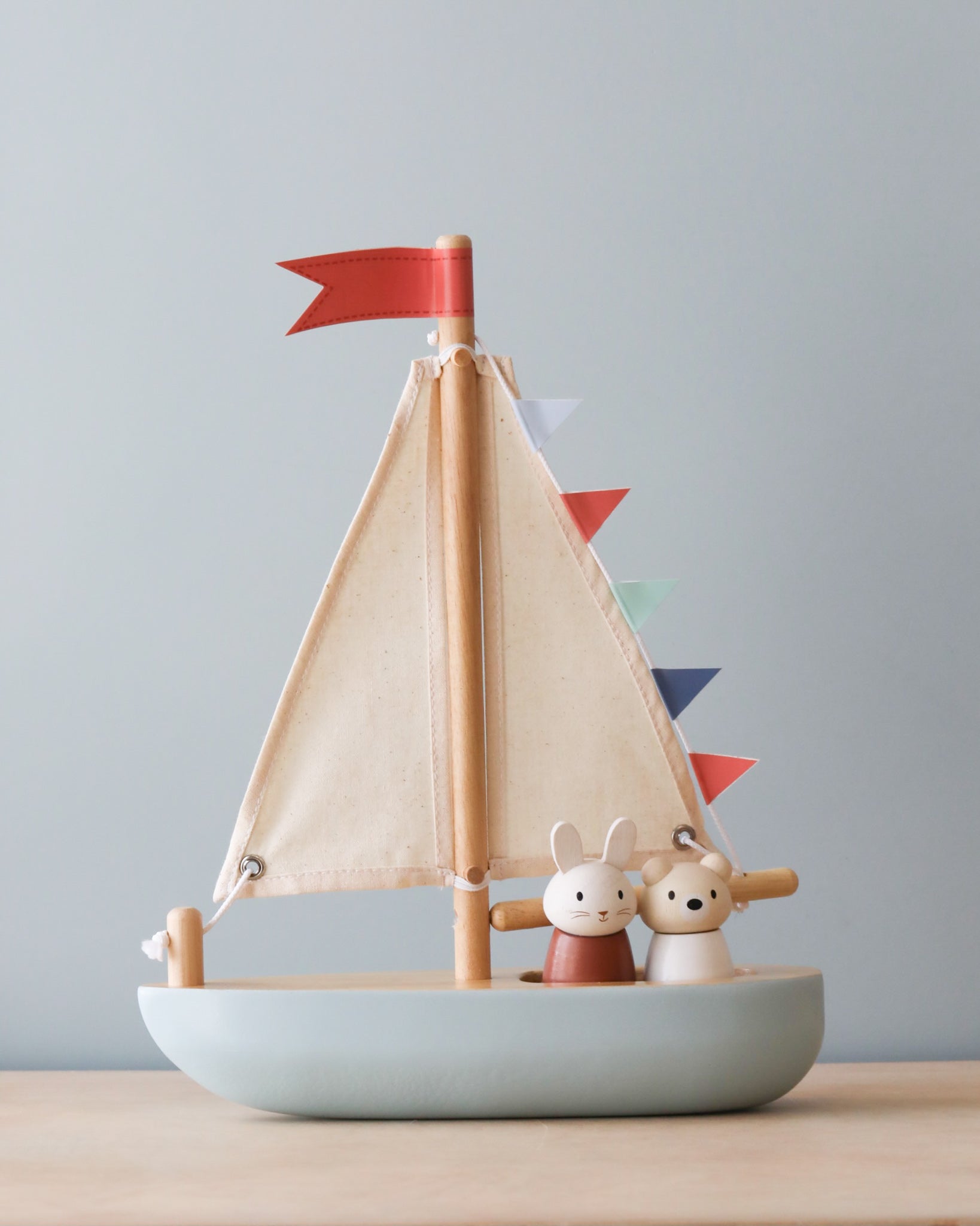 Wooden Sail Boat