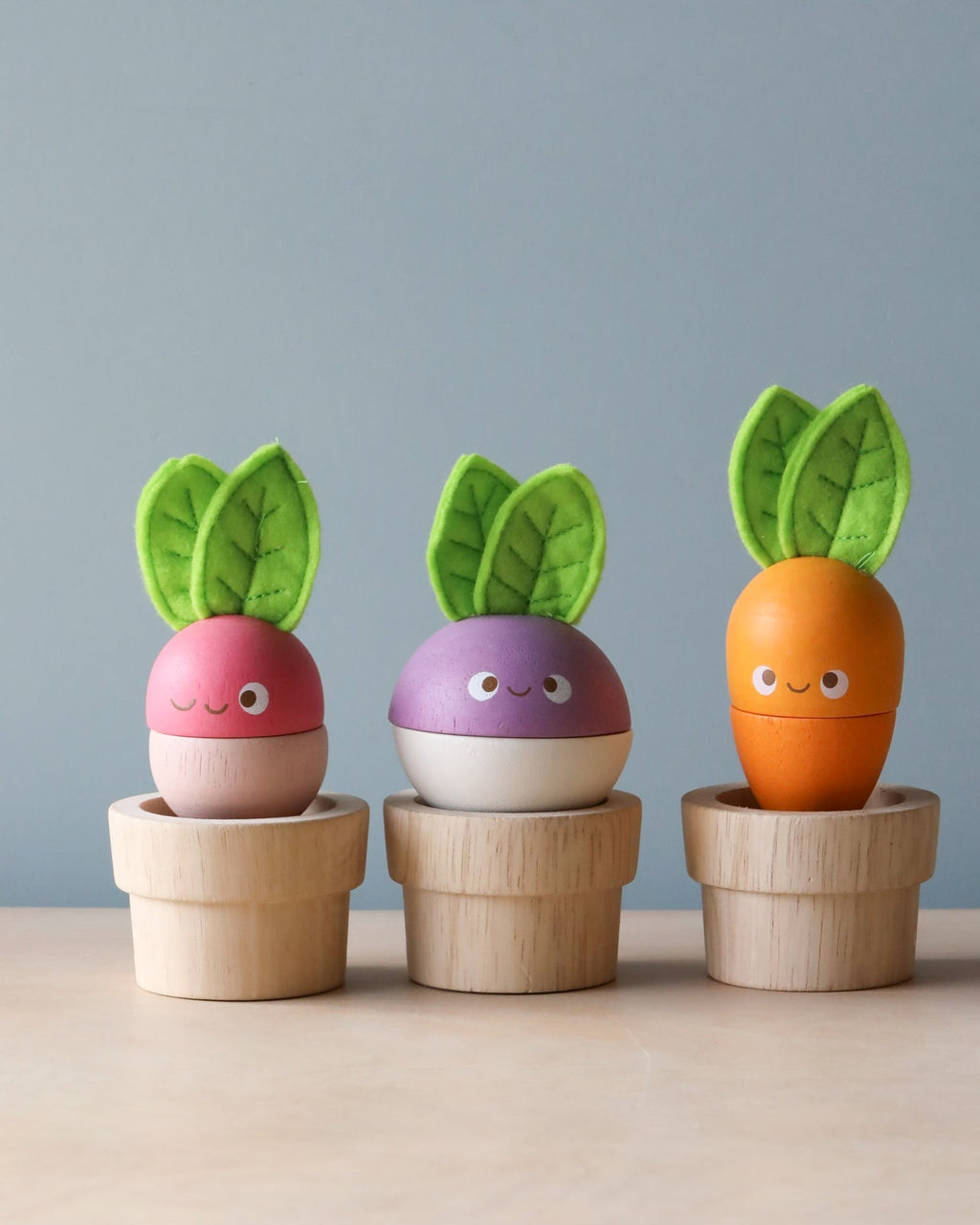 Stacking Wooden Veggies