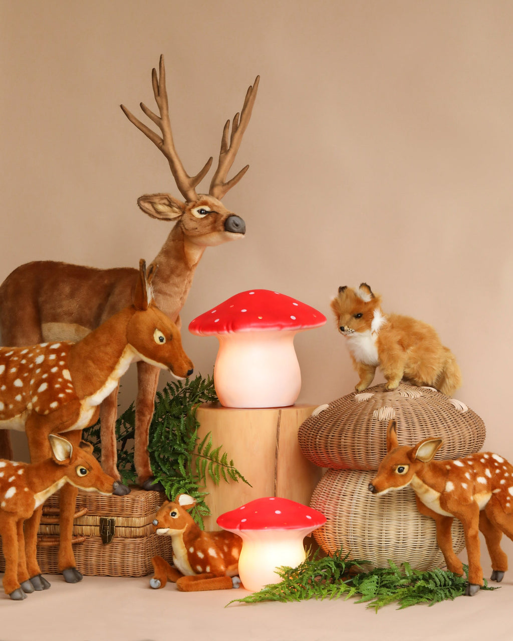 Red Mushroom Lamp