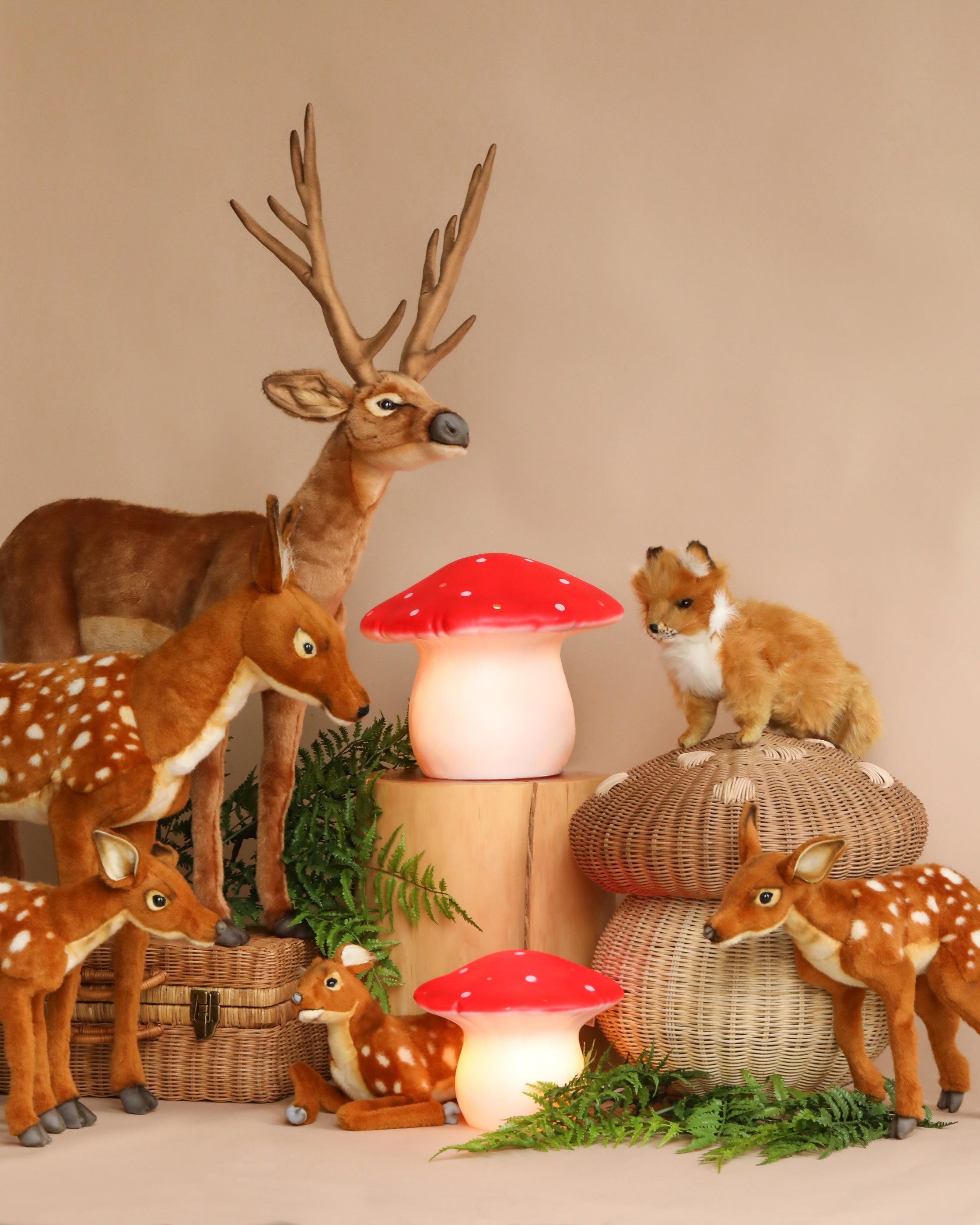 Red Mushroom Lamp