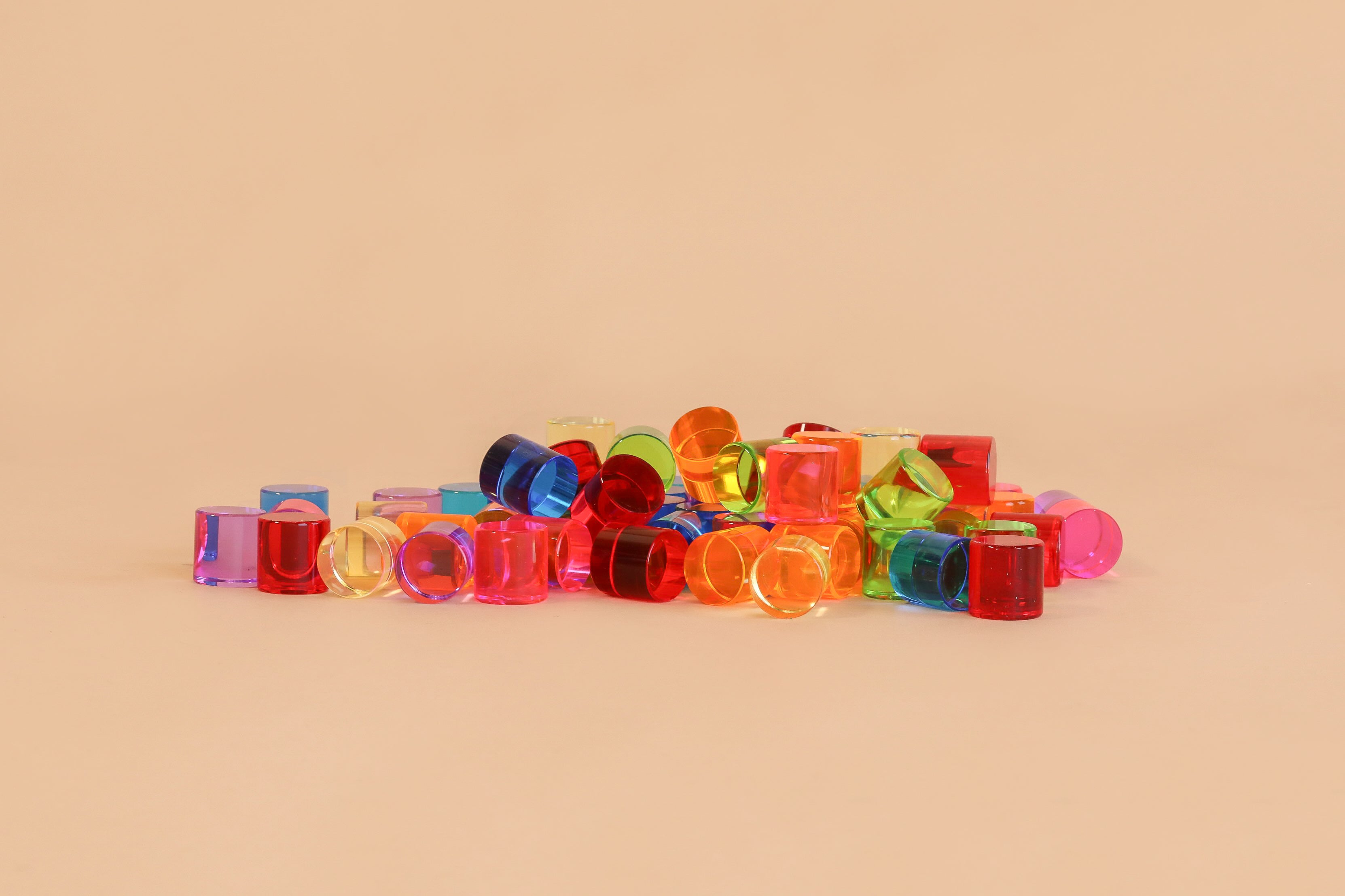 Bauspiel Lucent Cylinders