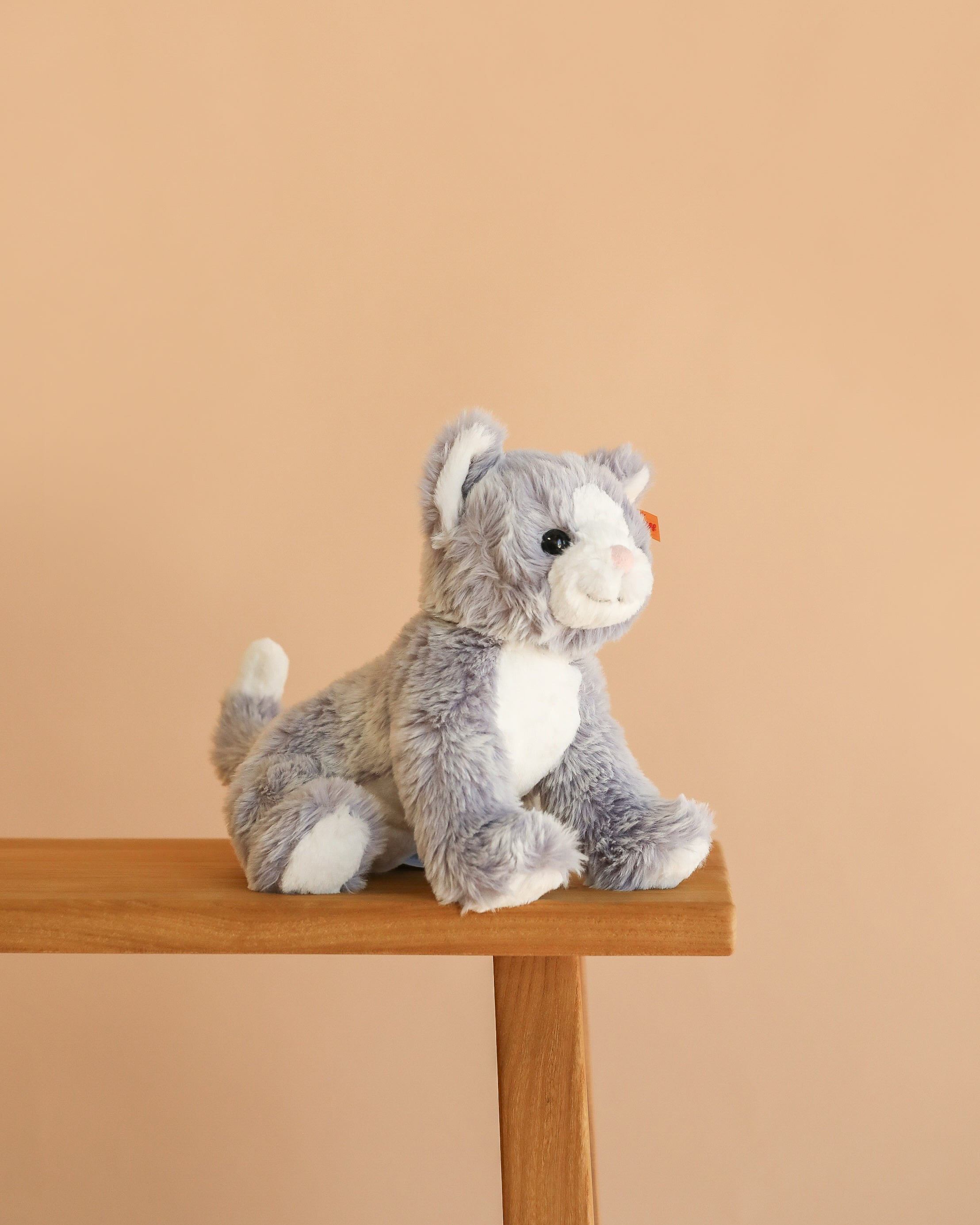 Steiff Cassie Cat, Ice Blue