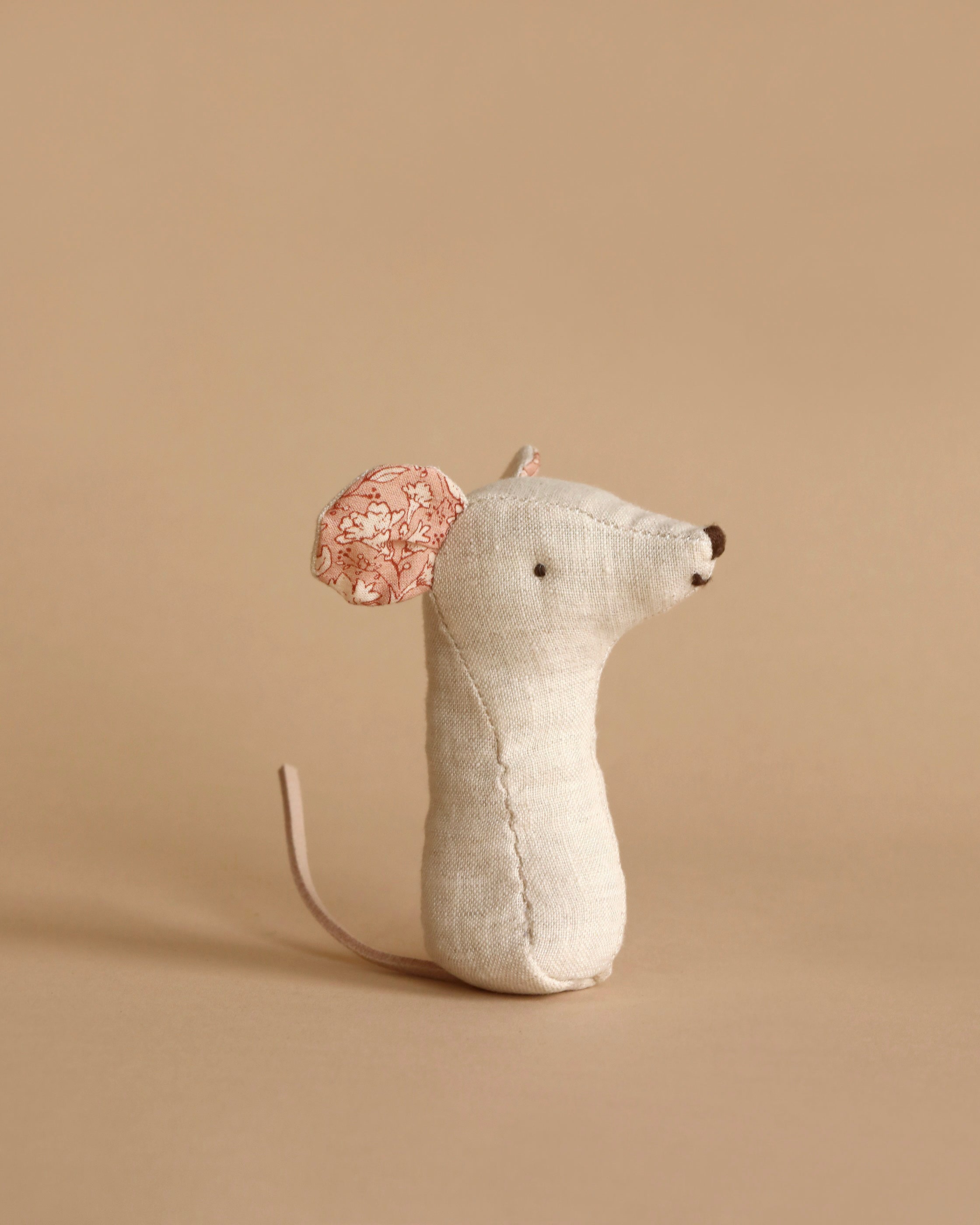 Maileg Lullaby Friend Rattles, Mouse -  Nature