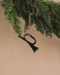 Maileg Metal Ornament - Trumpet, Anthracite