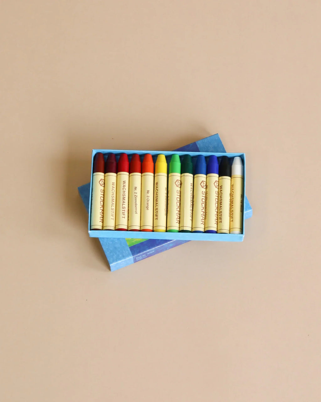 Stockmar Crayon Set With Wooden Organizer Tray