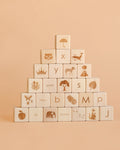 Sabo Concept Alphabet Wooden Blocks - Natural