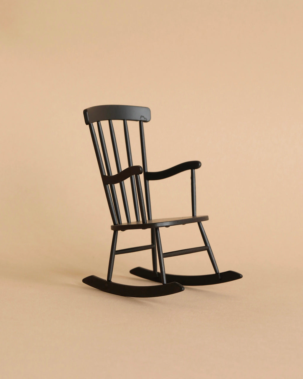 Maileg Rocking Chair, Mini - Anthracite