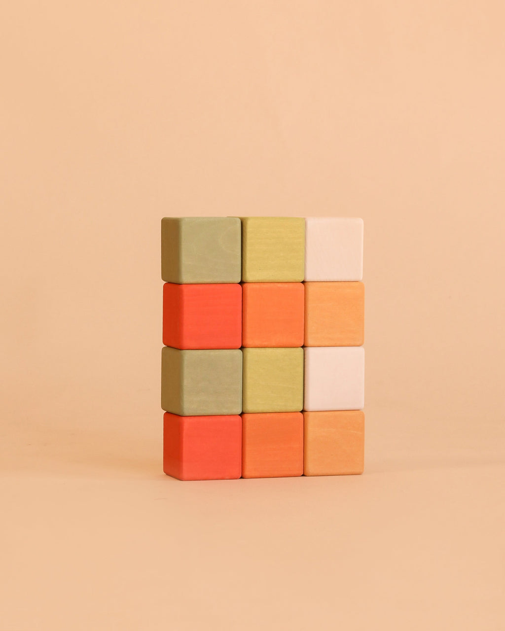 Sabo Concept Mini Wooden Blocks - Flower Meadow