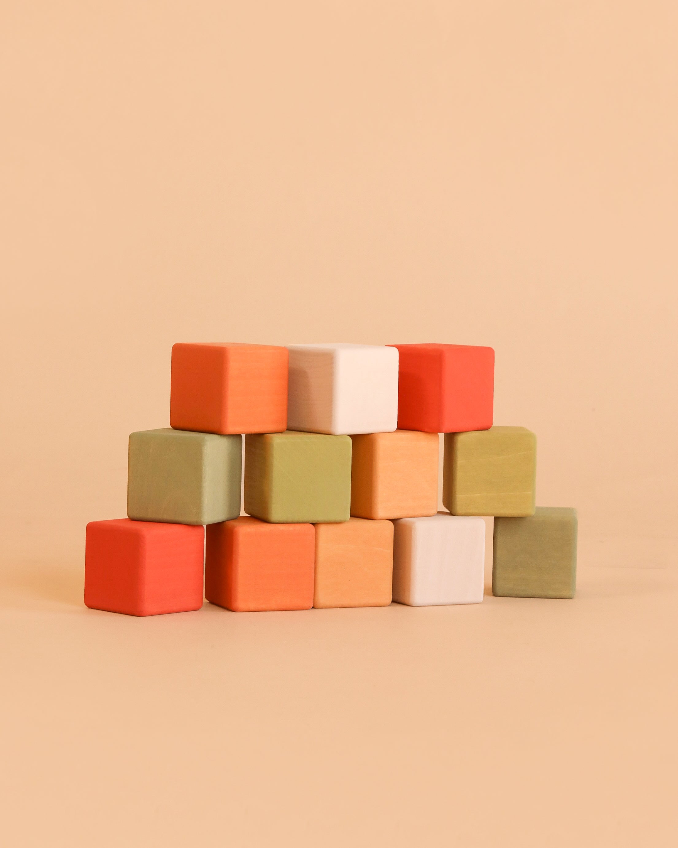 Sabo Concept Mini Wooden Blocks - Flower Meadow