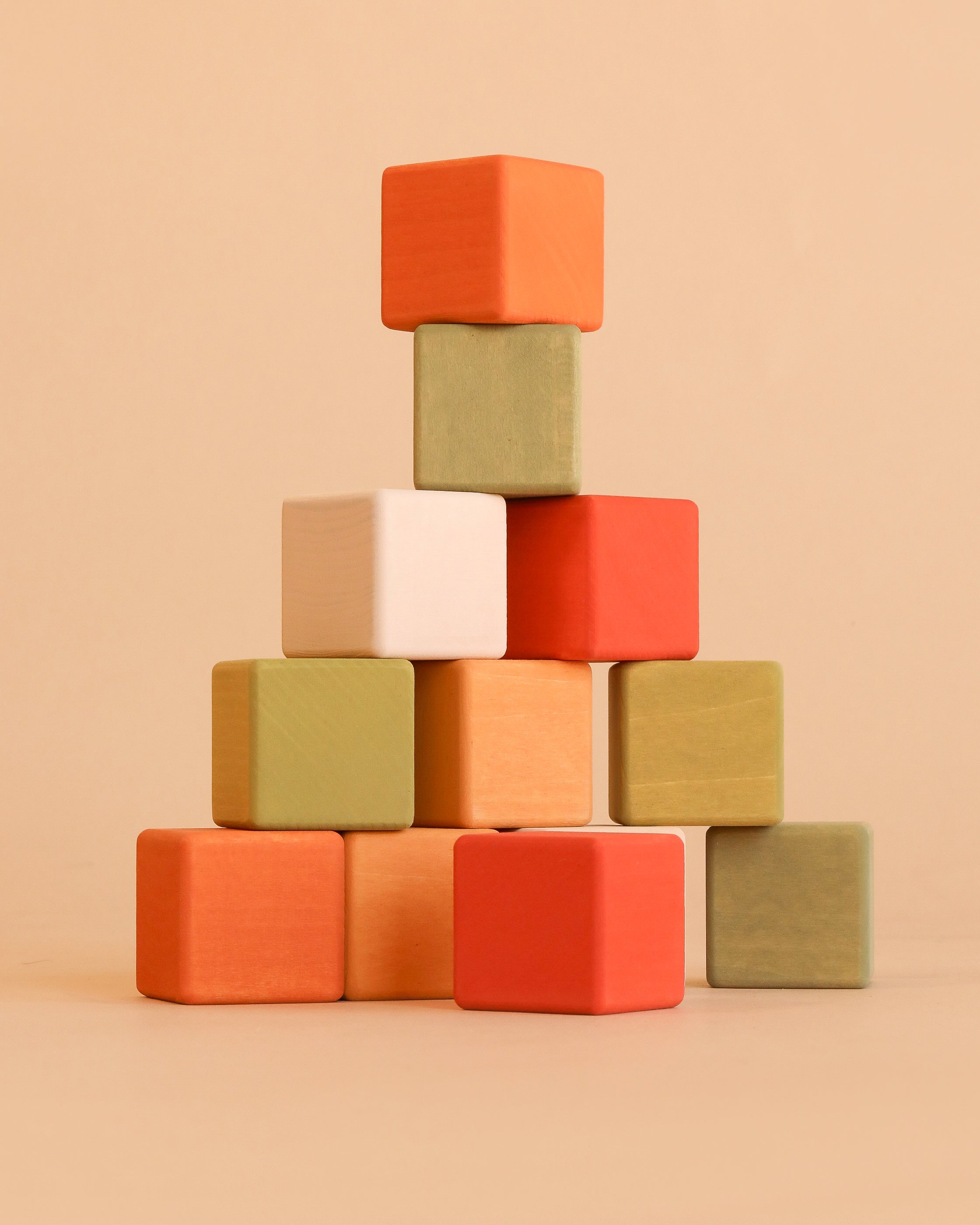 Sabo Concept Mini Wooden Blocks - Flower Meadow