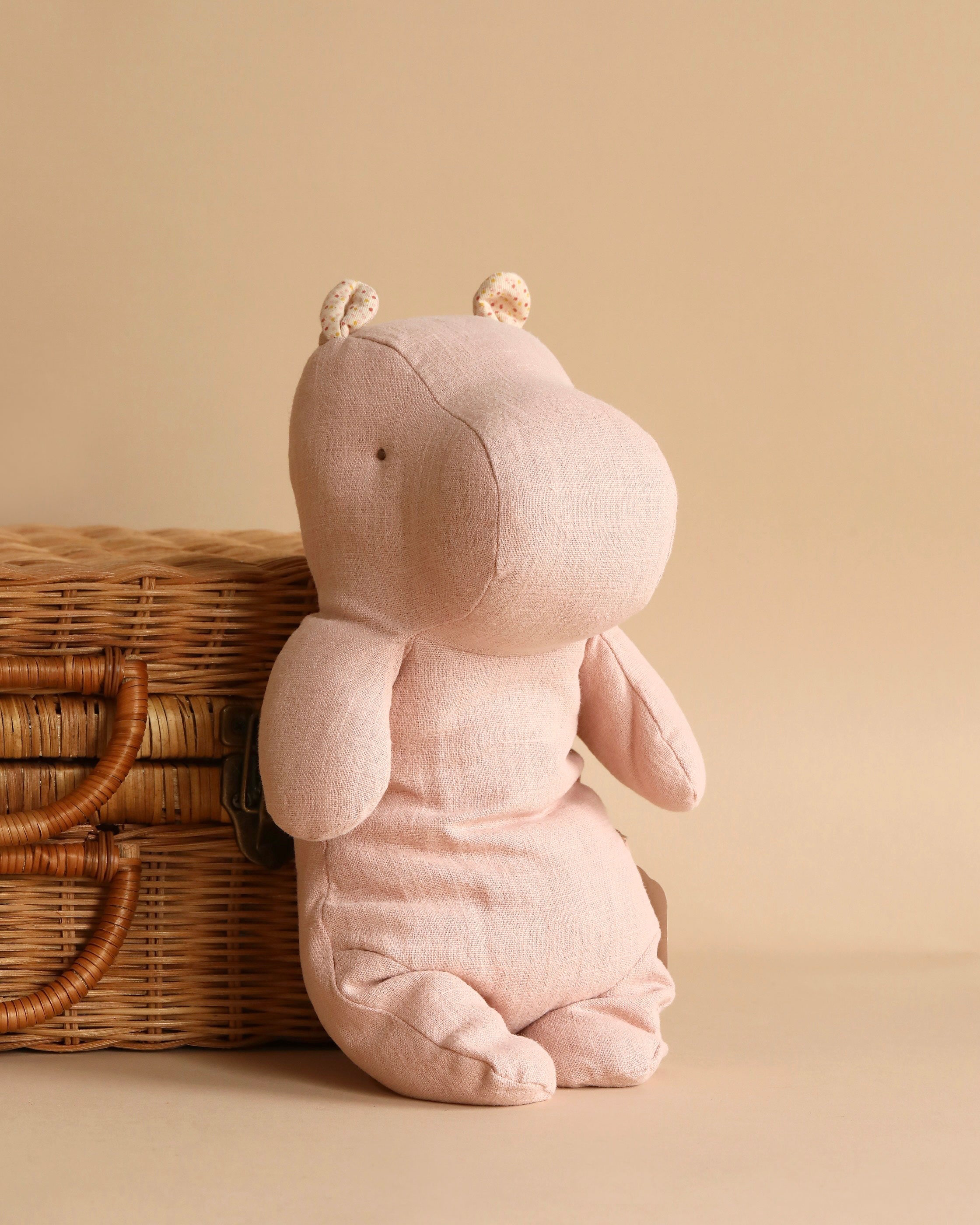 Maileg Hippo, Medium - Light Rose