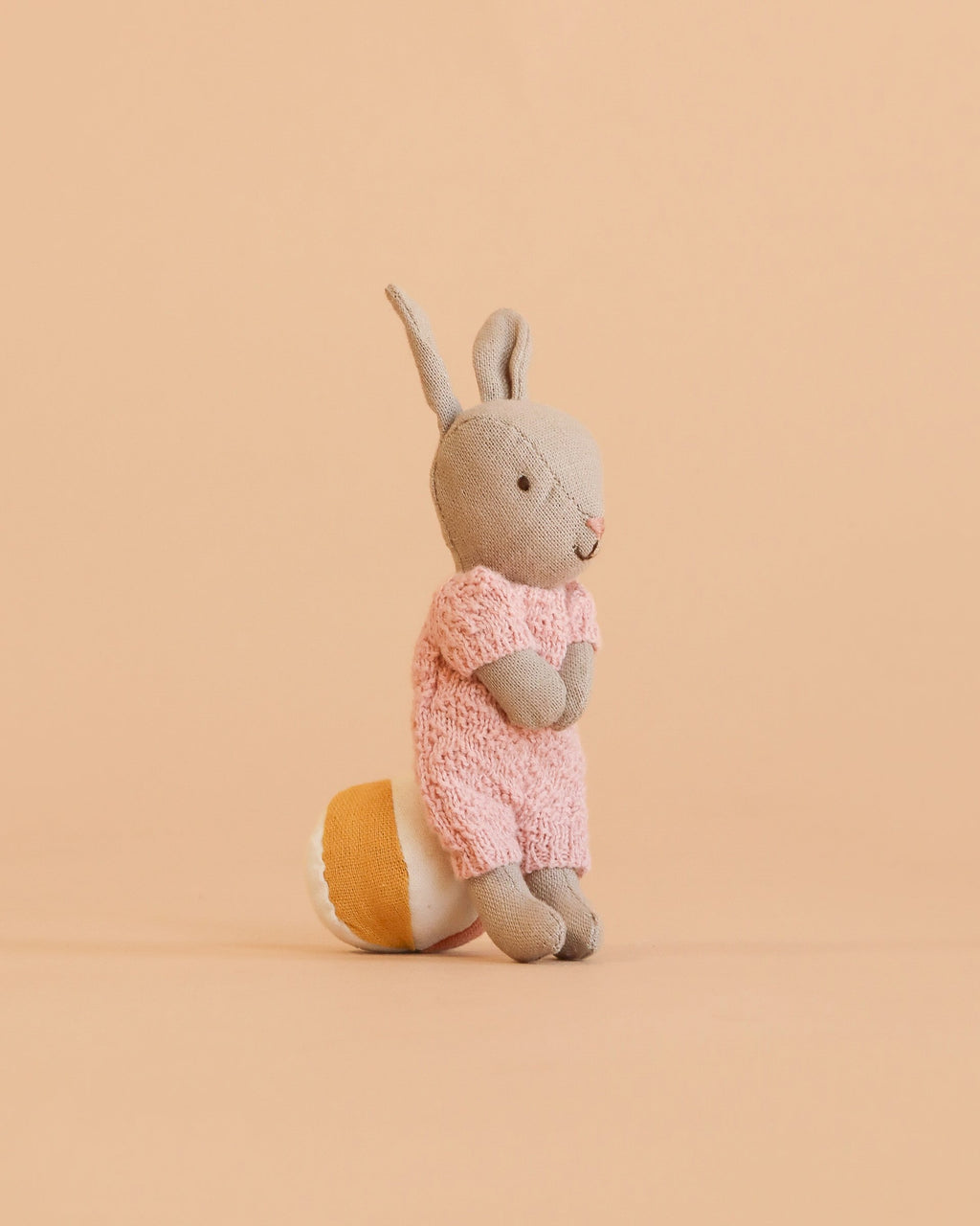 Maileg Rabbit With Accessories, Micro - Sand - Rose