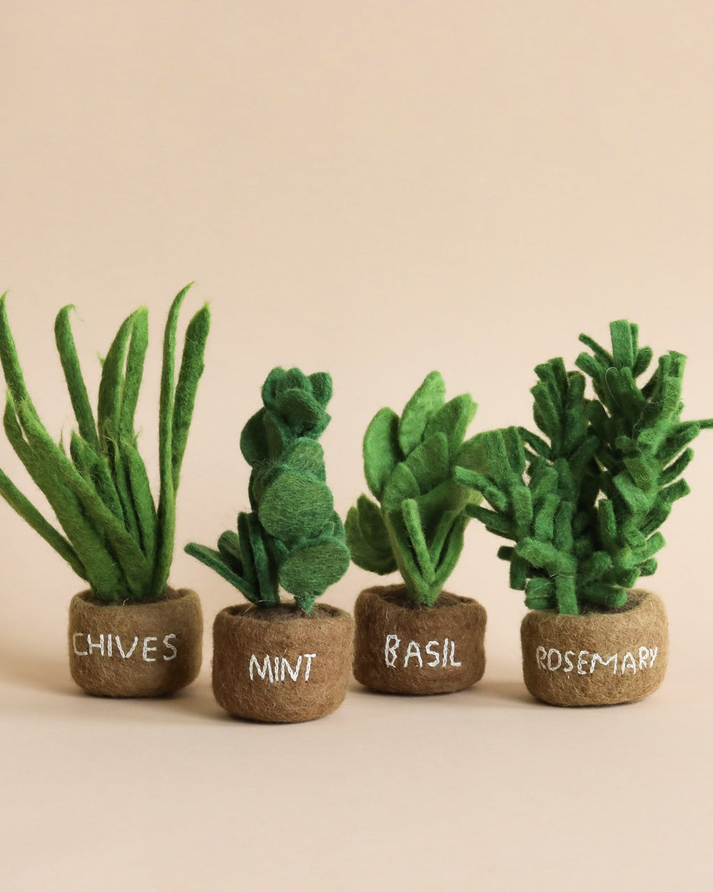 Handmade Felt Herb Pot