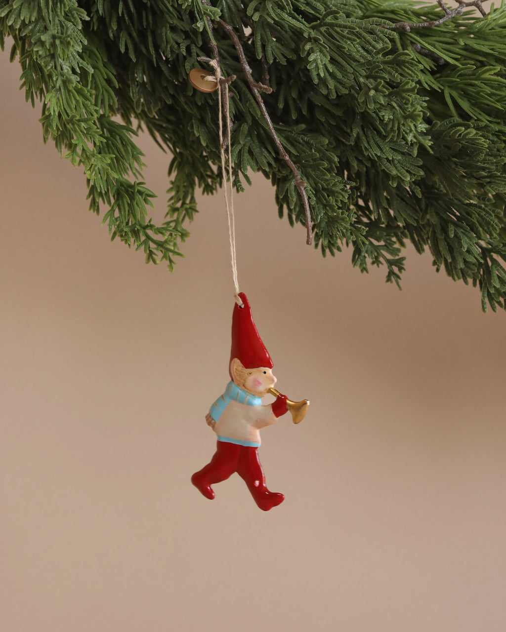 Maileg Metal Ornament - Pixy, Trumpet