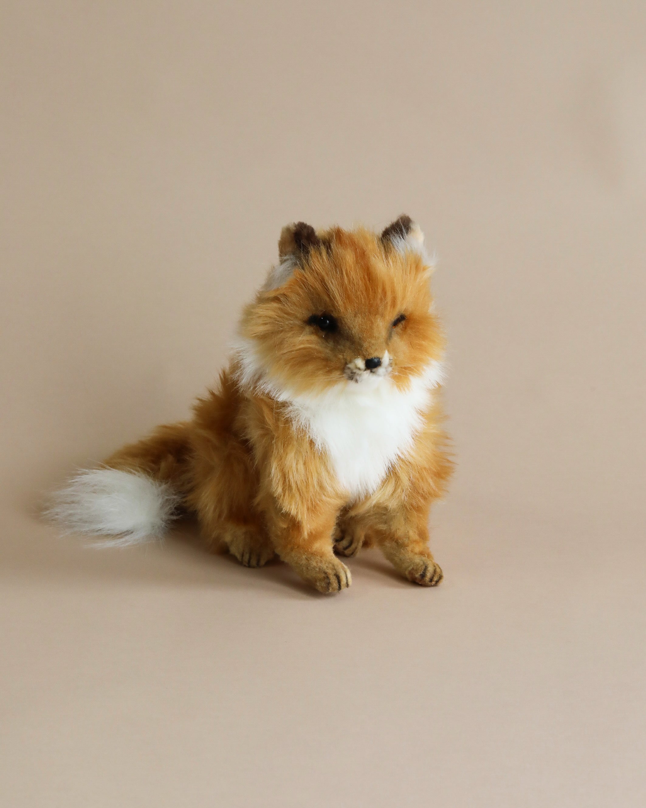Sitting Fox Stuffed Animal (ships in one week)