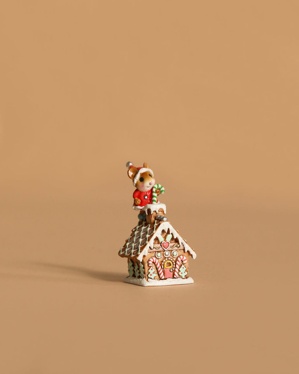 Wee Forest Folk Tiny Collectible - Santa's Gingerbread House (Not a Toy)