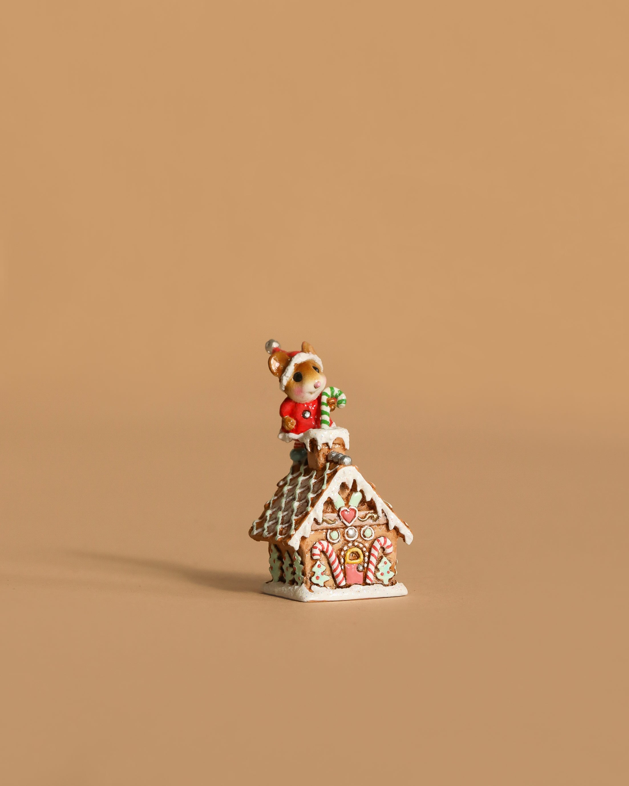 Wee Forest Folk Tiny Collectible - Santa's Gingerbread House (Not a Toy)