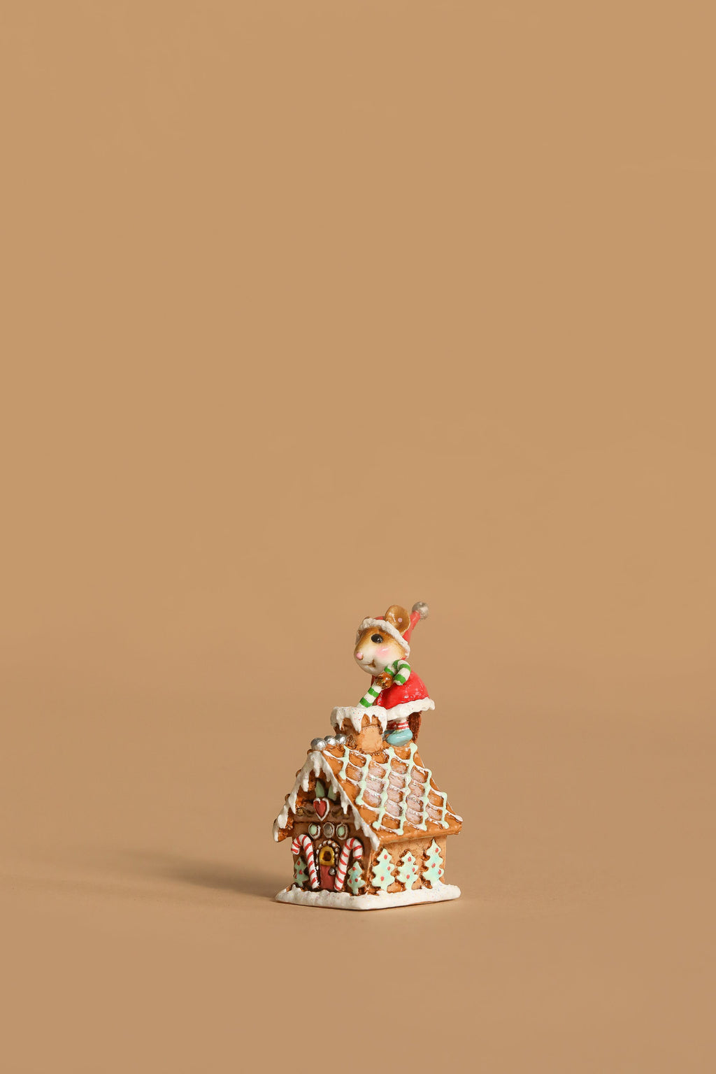 Wee Forest Folk Tiny Collectible - Santa's Gingerbread House (Not a Toy)