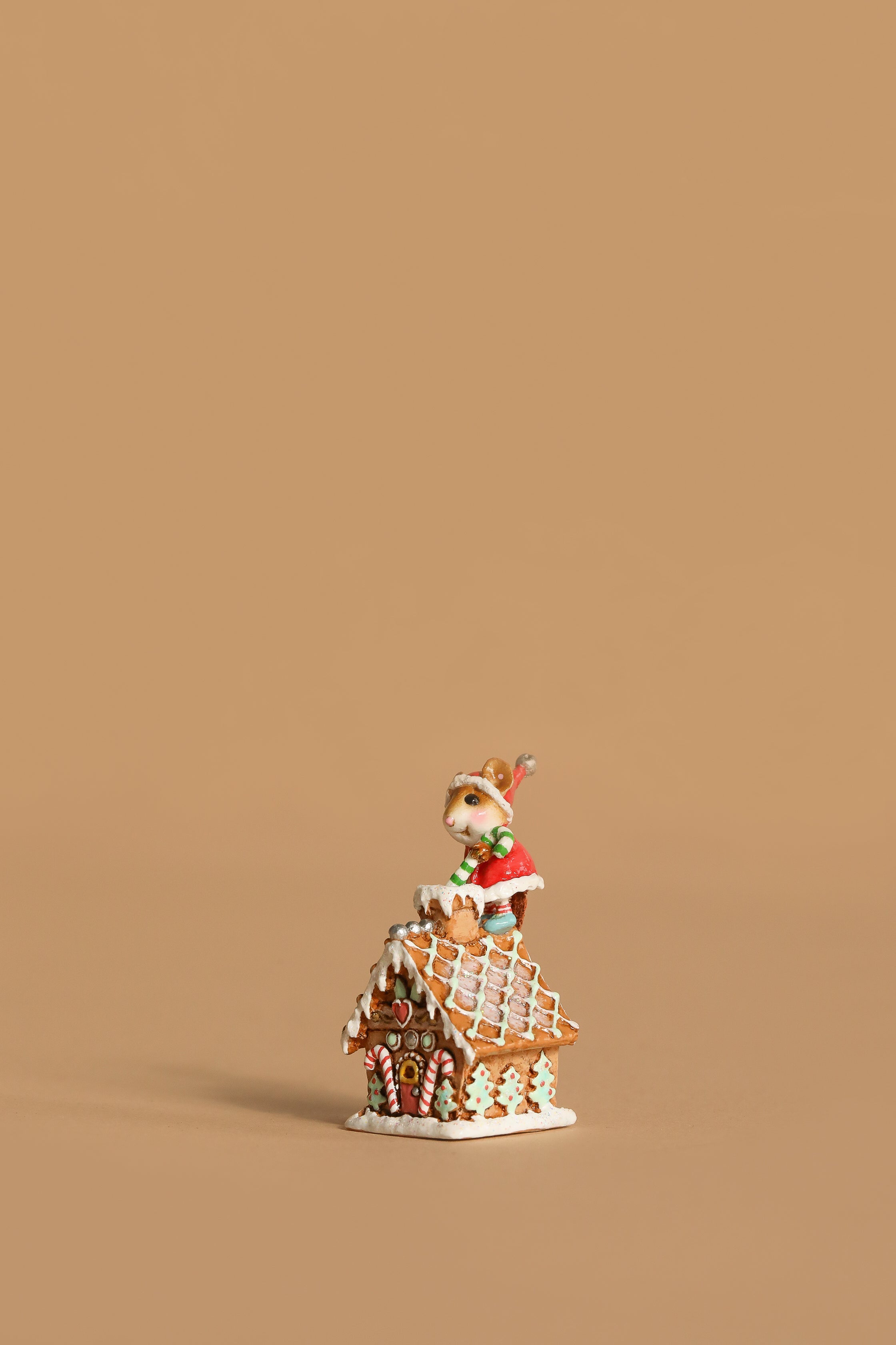 Wee Forest Folk Tiny Collectible - Santa's Gingerbread House (Not a Toy)