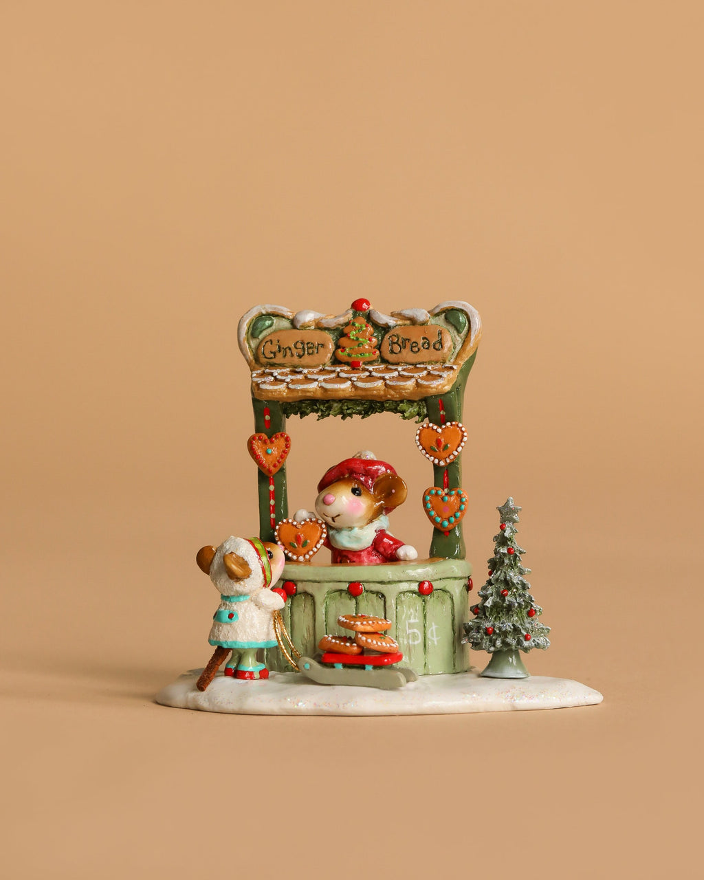 Wee Forest Folk Tiny Collectible - A Gingerbread Christmas (Not A Toy)
