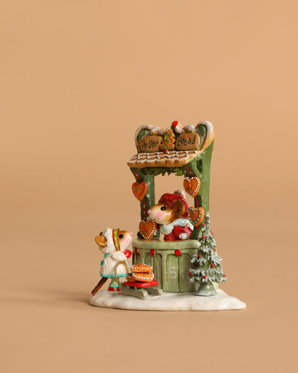 Wee Forest Folk Tiny Collectible - A Gingerbread Christmas (Not A Toy)