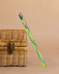 Spiral Glitter Magic Wand - Green/Yellow