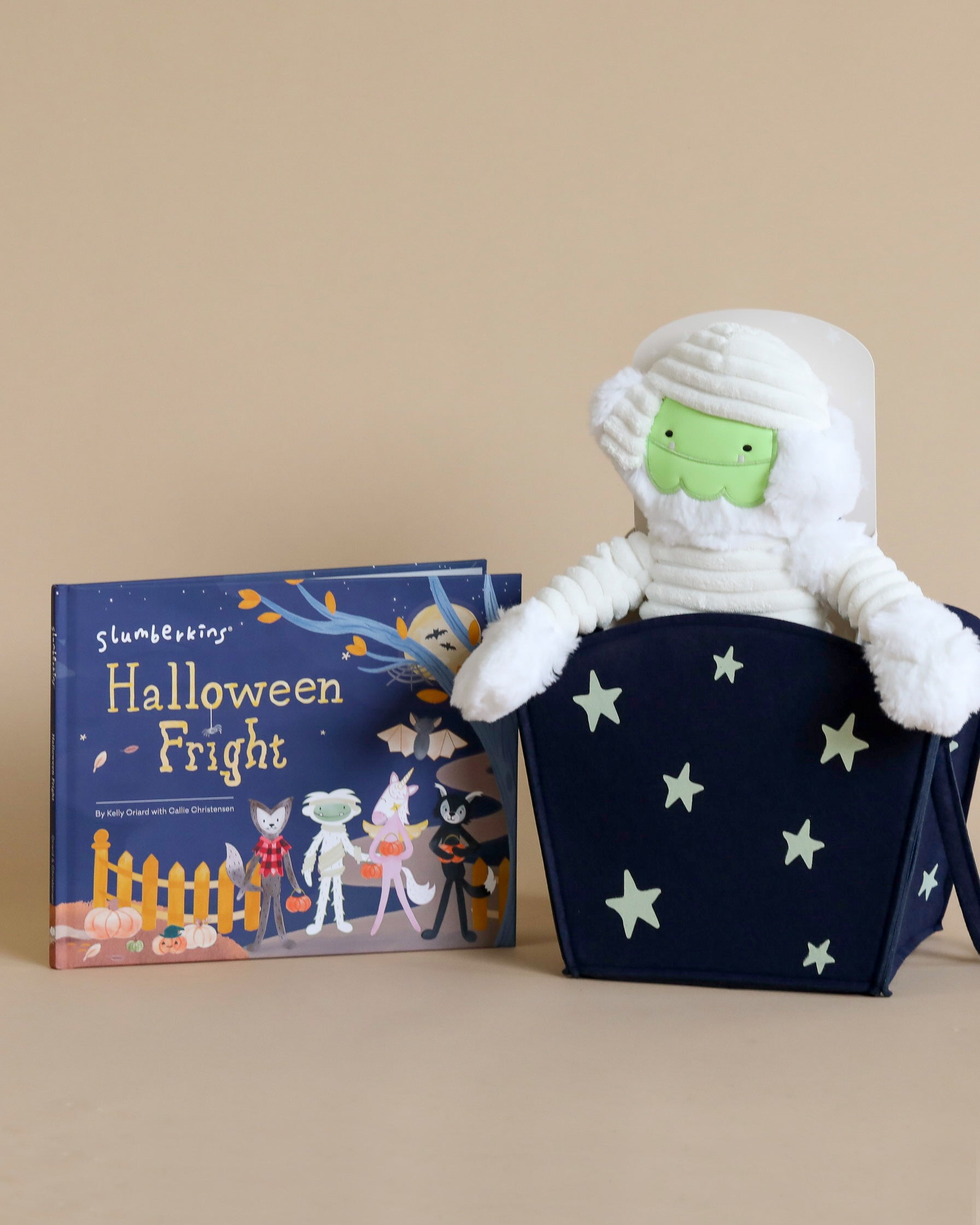 Slumberkins Halloween Gift Set - Mummy Kin + Halloween Fright Book