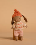 Maileg Winter Bunny, Micro - Brown - Rose