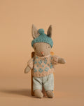 Maileg Winter Rabbit, Micro - Sand - Mint