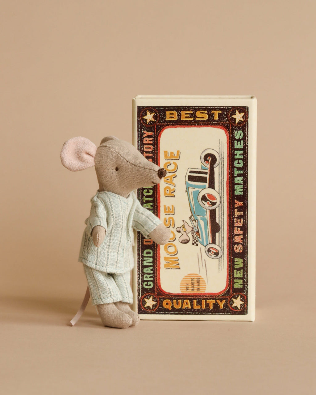 Maileg Big Brother, Mouse In Matchbox