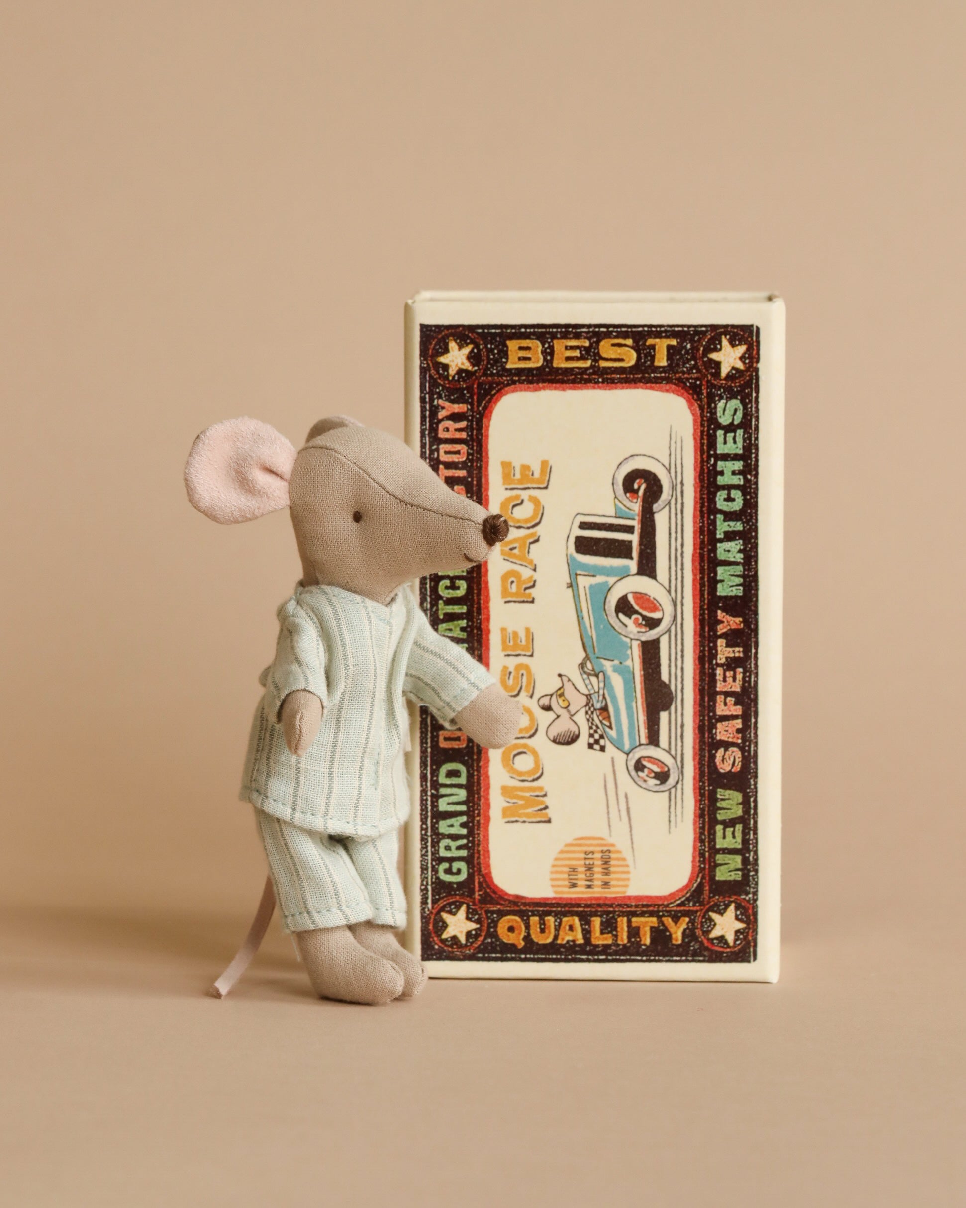 Maileg Big Brother, Mouse In Matchbox