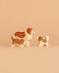 Ostheimer Handmade Wooden Dog Family Set