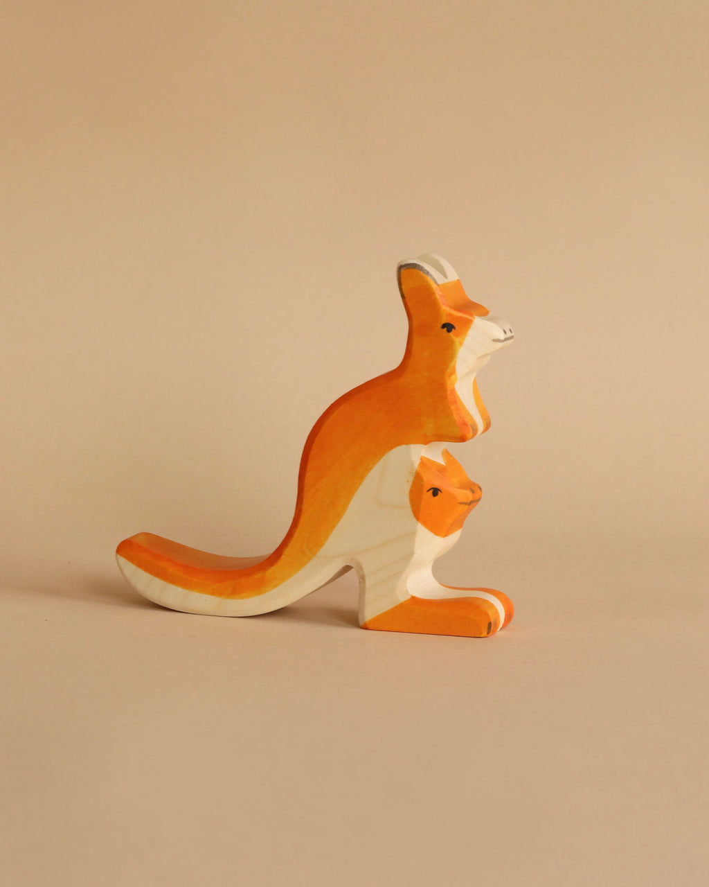 Holztiger Kangaroo With Young