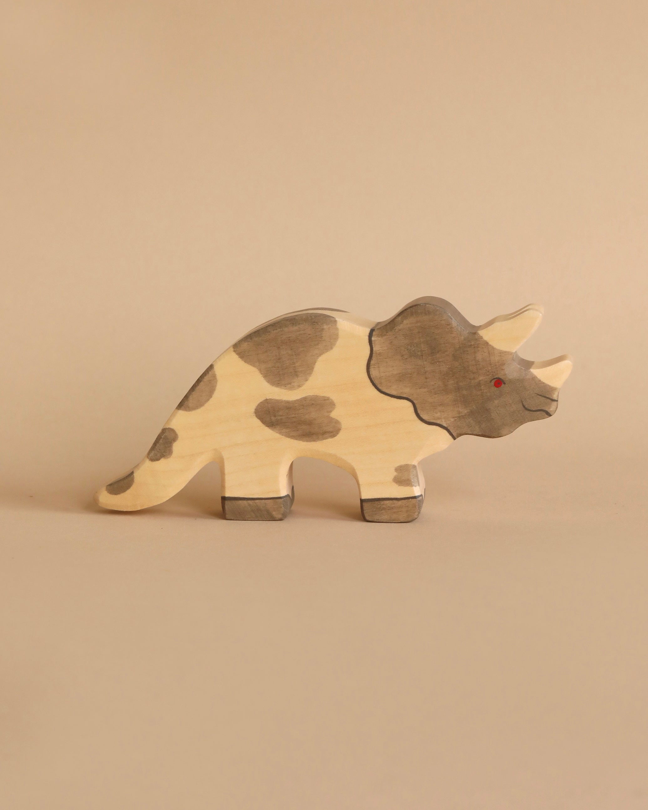 Holztiger Triceratops Dinosaur