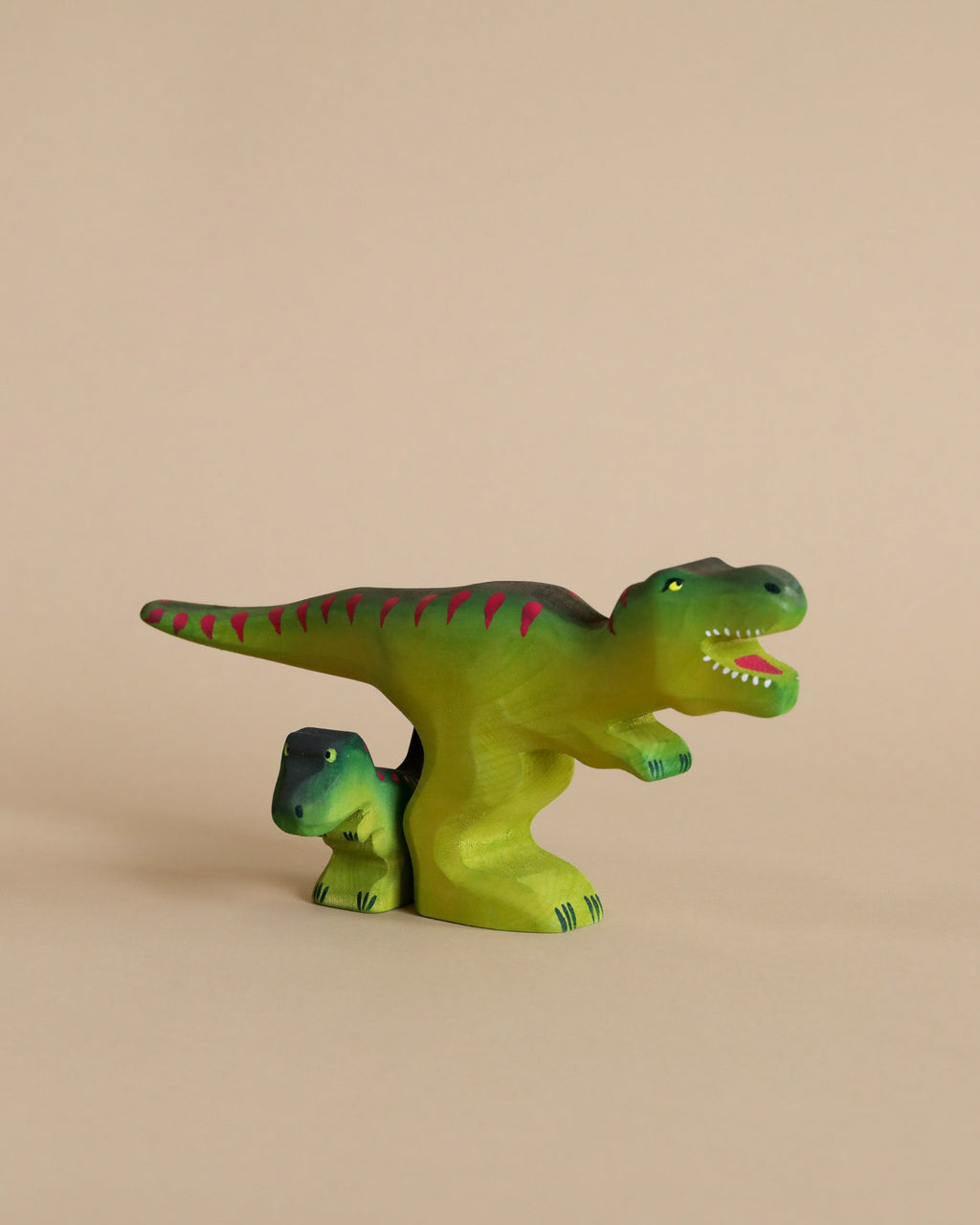 Bumbu Handmade Wooden T-Rex Dinosaur Set