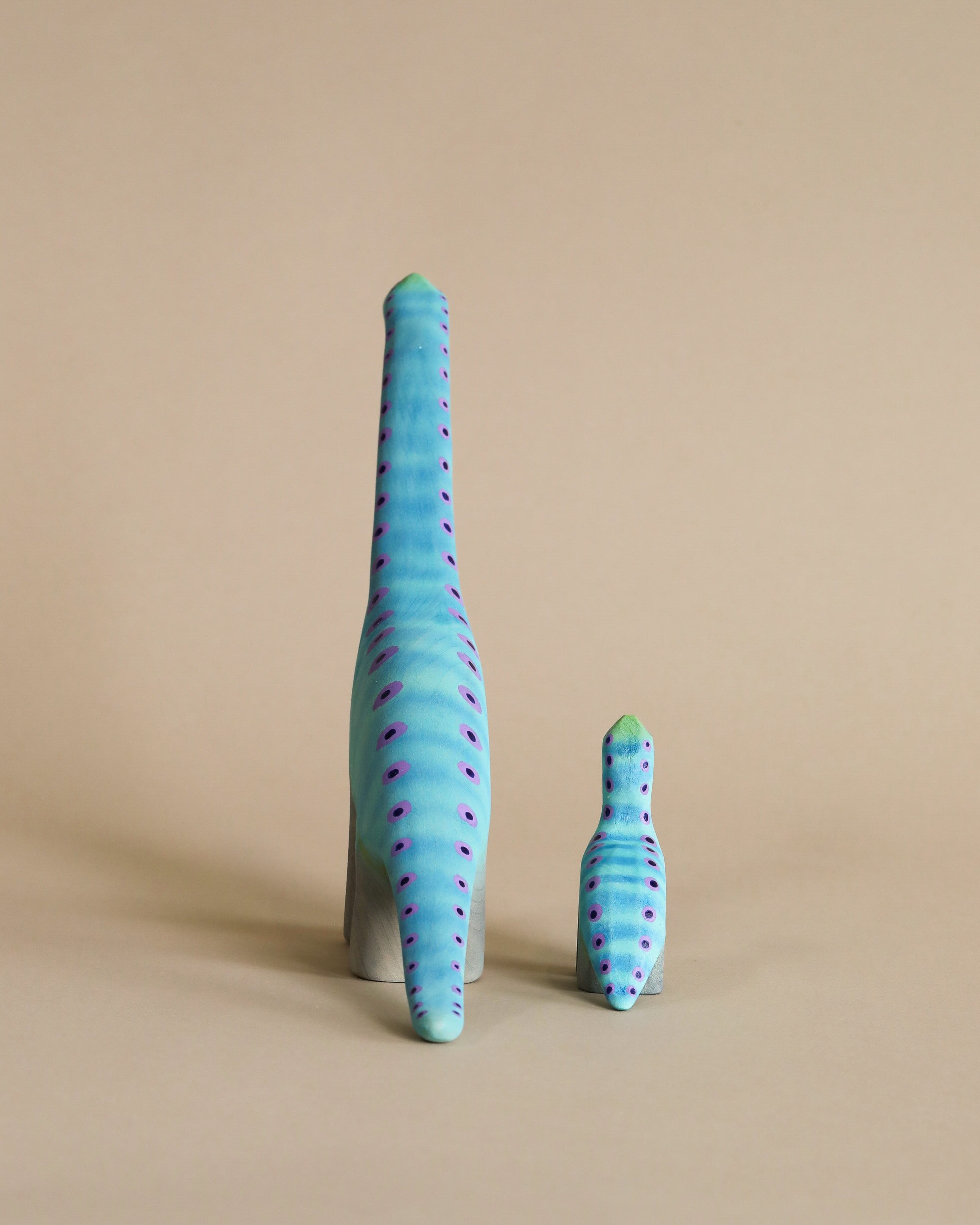 Bumbu Handmade Wooden Brontosaurus Dinosaur Set